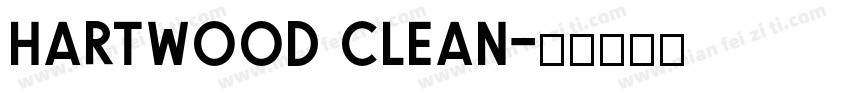 Hartwood Clean字体转换